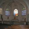 Le choeur et le transept de l'église actuelle ont été reconstruit en 1549 par les habitants de Rumigny et les fondateurs de la Cour des Prés.

In 1659, the people of Rumigny and the founders of the castle of La Cour des Prés rebuilt the Chancel and transept of the present day church.