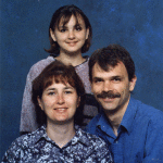 Patrick Daoust, his wife Nancy and their daughter Tannis.