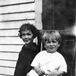 Lionel with his sister Germaine in 1927.